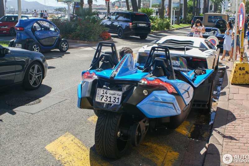 Sieu xe 3 banh Polaris Slingshot 